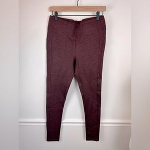 LOFT Heather Maroon Leggings NWT | Size Medium Tall